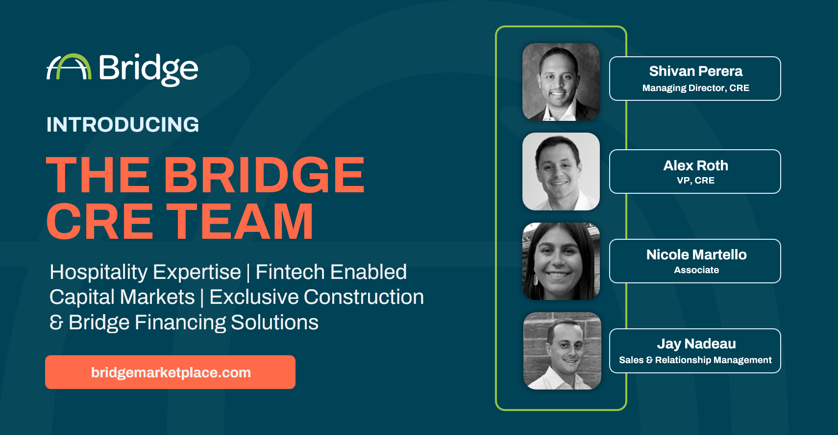Meet the Bridge CRE Team