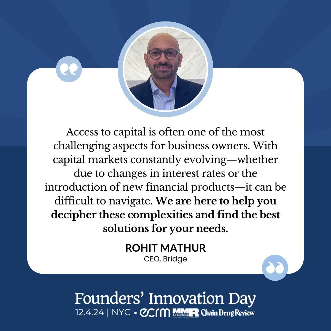 Sharing Insights from ECRM Founder’s Innovation Day: Securing Capital for Suppliers